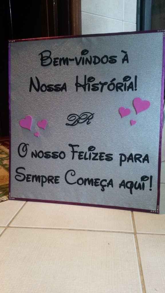 Placas de boas-vindas