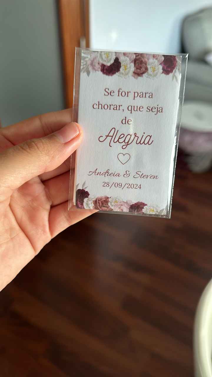 Habemus Lágrimas de alegria e placa de boas vindas - 2