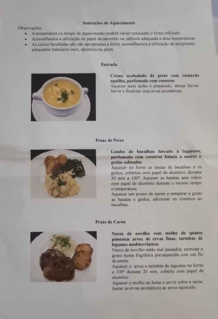 Prova e Escolha dos Pratos, Vinho e Bolo - 2