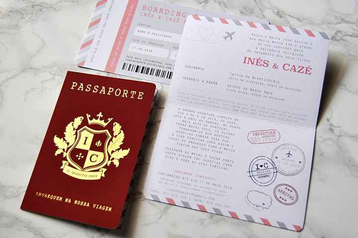 Inspirações - Convite Tema Viagens - 8