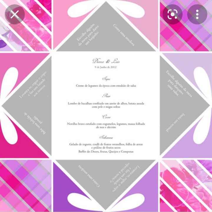 Menu Casamento - Apresentação - 1