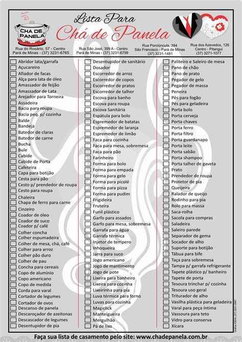 Chá de Panela e variações - 2