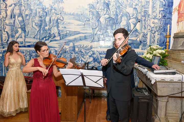 Como planeias organizar a musica na cerimonia ,🎻🎹🎤🎶🎤?? - 1