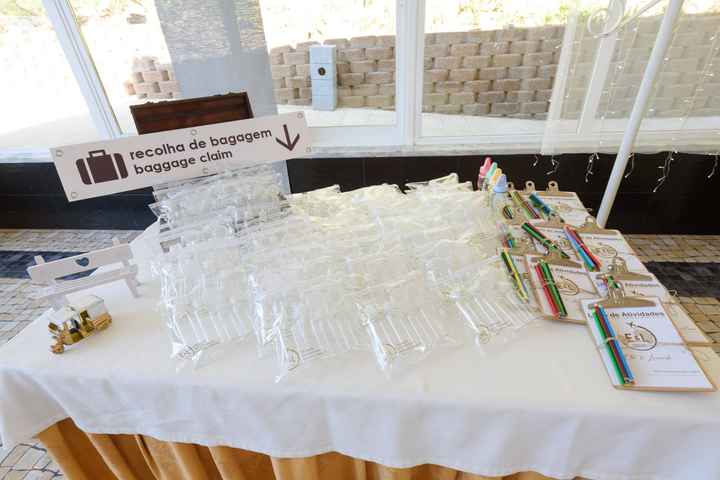 As lembranças: Na mesa ou distribuídas? - 1