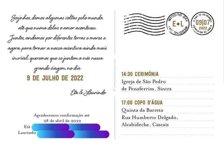 O que vai escrever no convite? 💌 - 2
