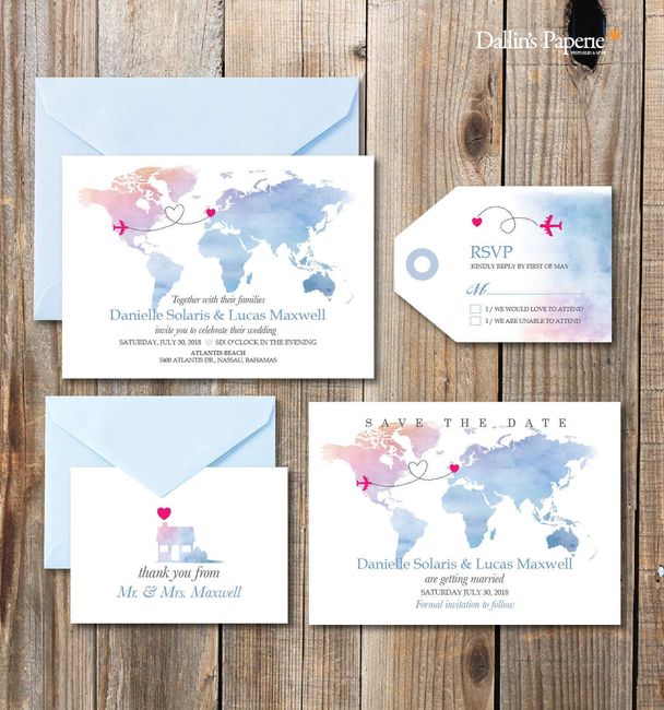 Inspirações - Convite Tema Viagens 14