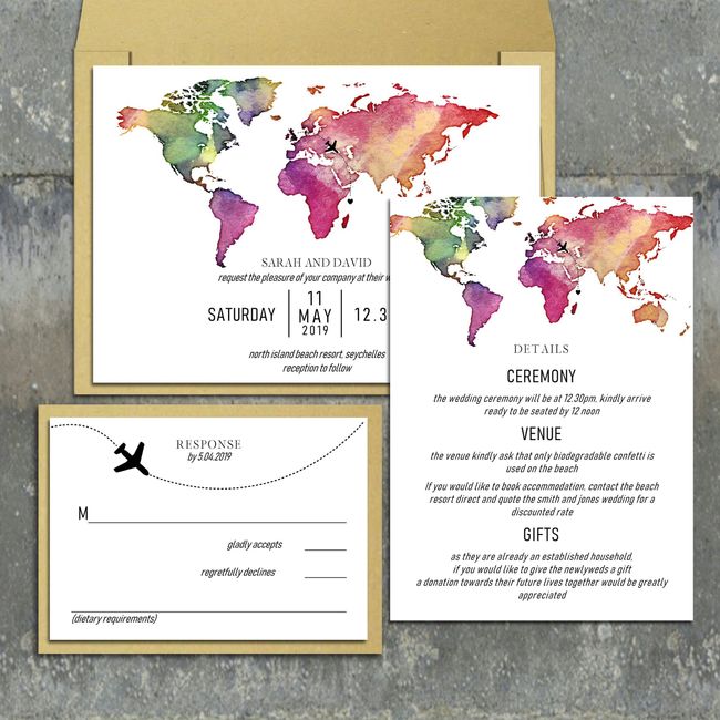 Inspirações - Convite Tema Viagens 16