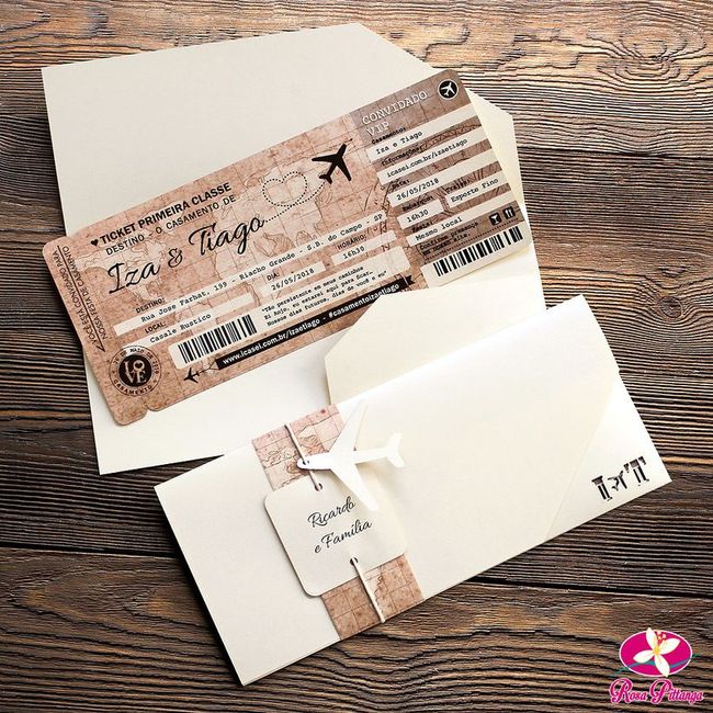Inspirações - Convite Tema Viagens 9