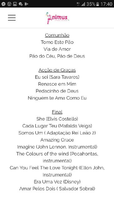 Help...canticos - 2