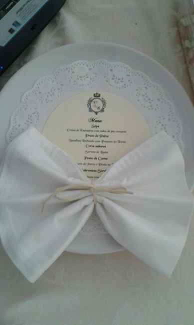 Menu e decoração dos pratos - 1