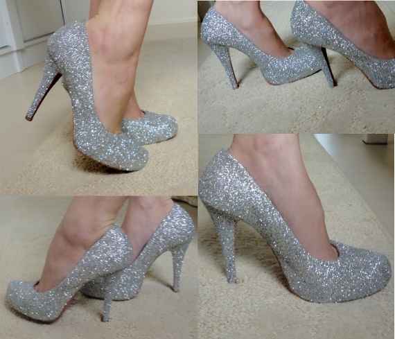 Sapatos com Glitter
