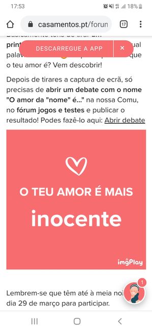 o meu amor é... - 1