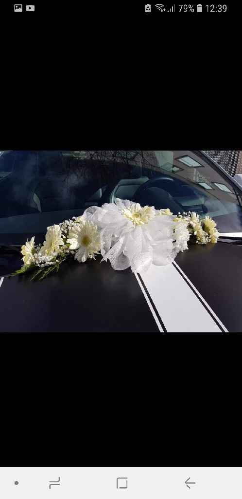 Decoração do carro da noiva - 2