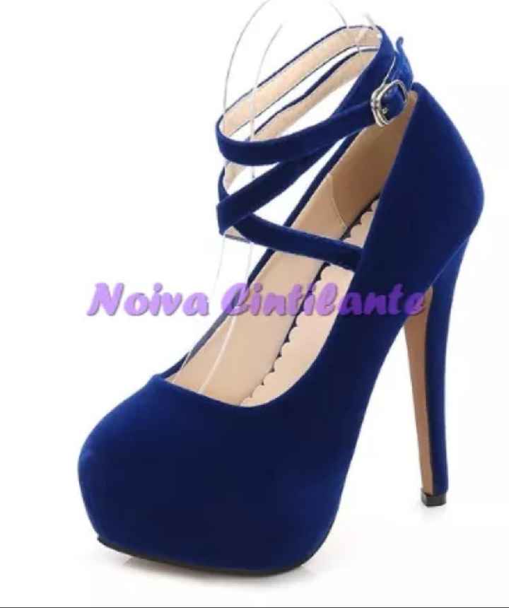 Sandália/sapato azul - 2