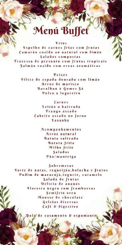 Menú - 1