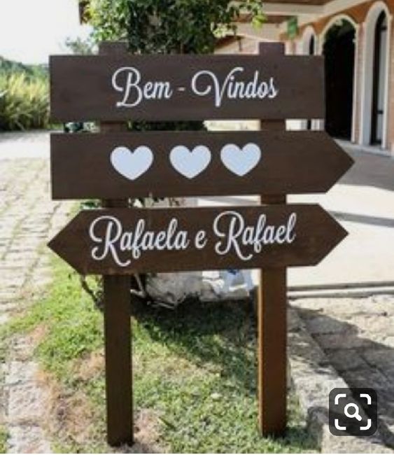 Placa de boas vindas 1