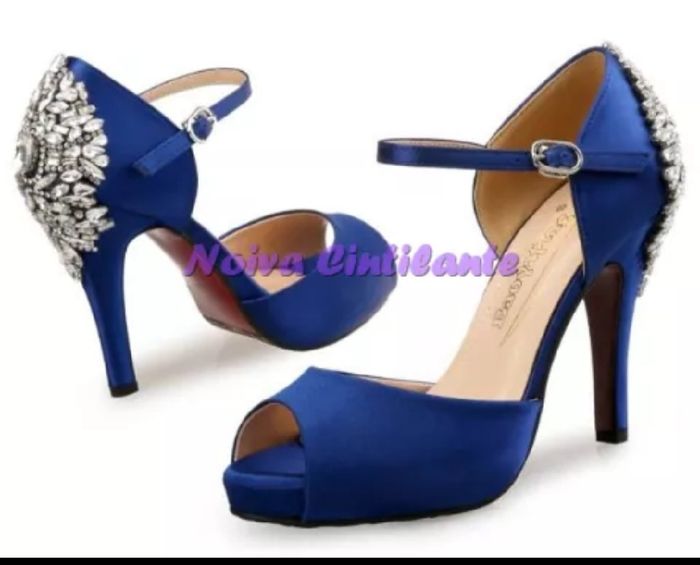 Sandália/sapato azul - 1