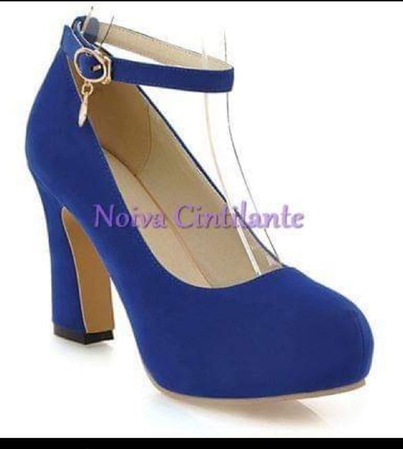 Sandália/sapato azul - 7