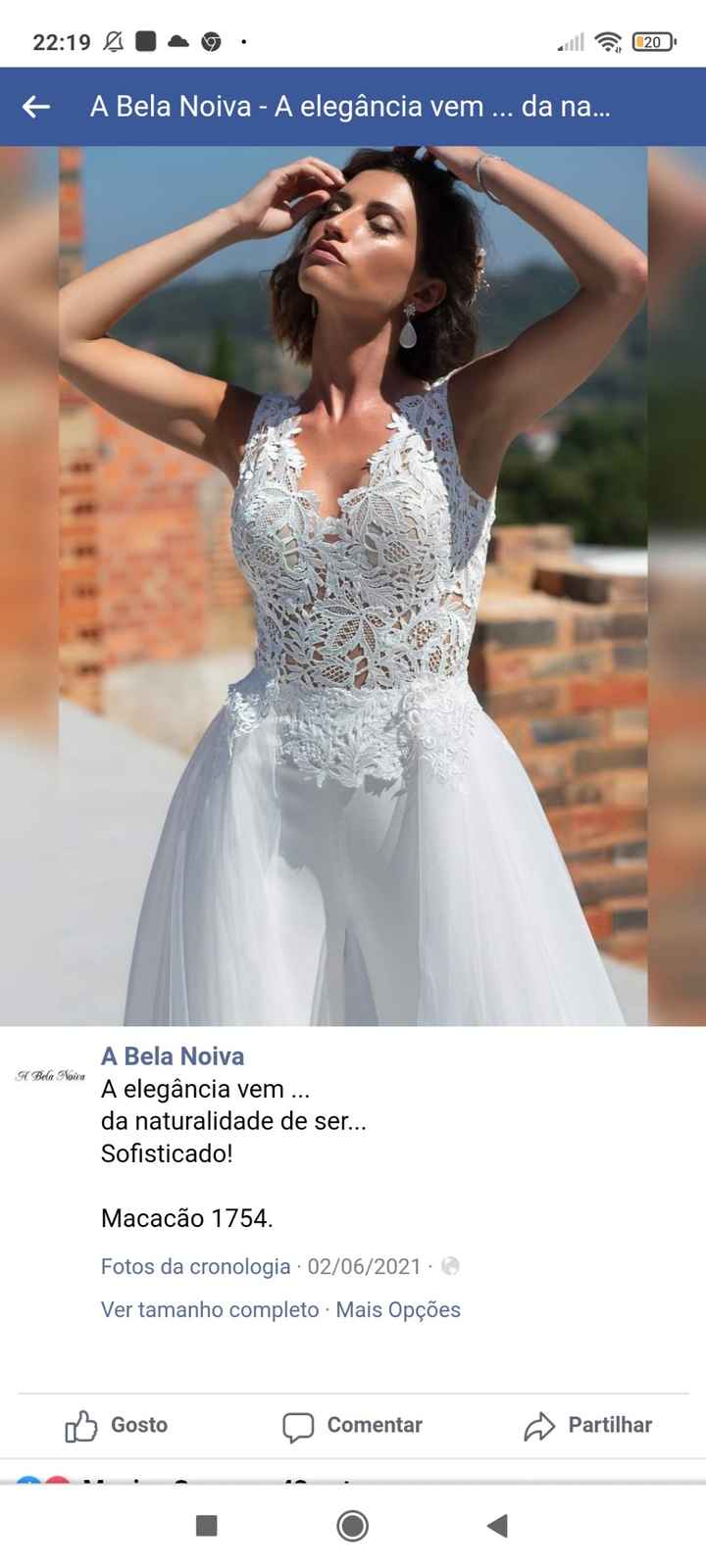 Vestido/macacão  de casamento - 2