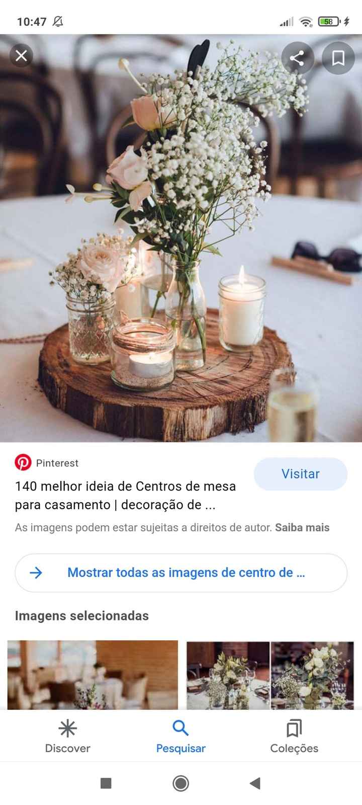 Centro de mesa dos convidados. Qual vai ser o vosso ou qual foi? - 3