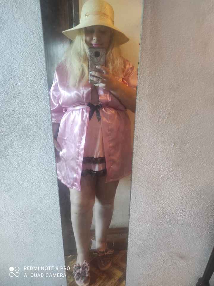 Minha camisa e robe para a maquilhagem - 1