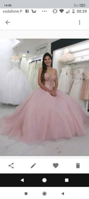 o meu Vestido escolhido vs um vestido lindo que experimentei - 2