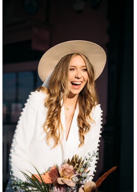 e que tal casar de calças e chapéu? 4