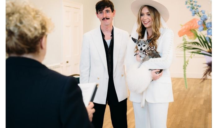 e que tal casar de calças e chapéu? 5