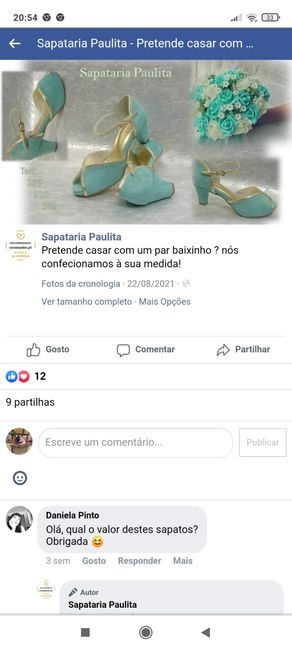 Sapataria Paulita 36