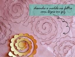 Diy flores de feltro - 5