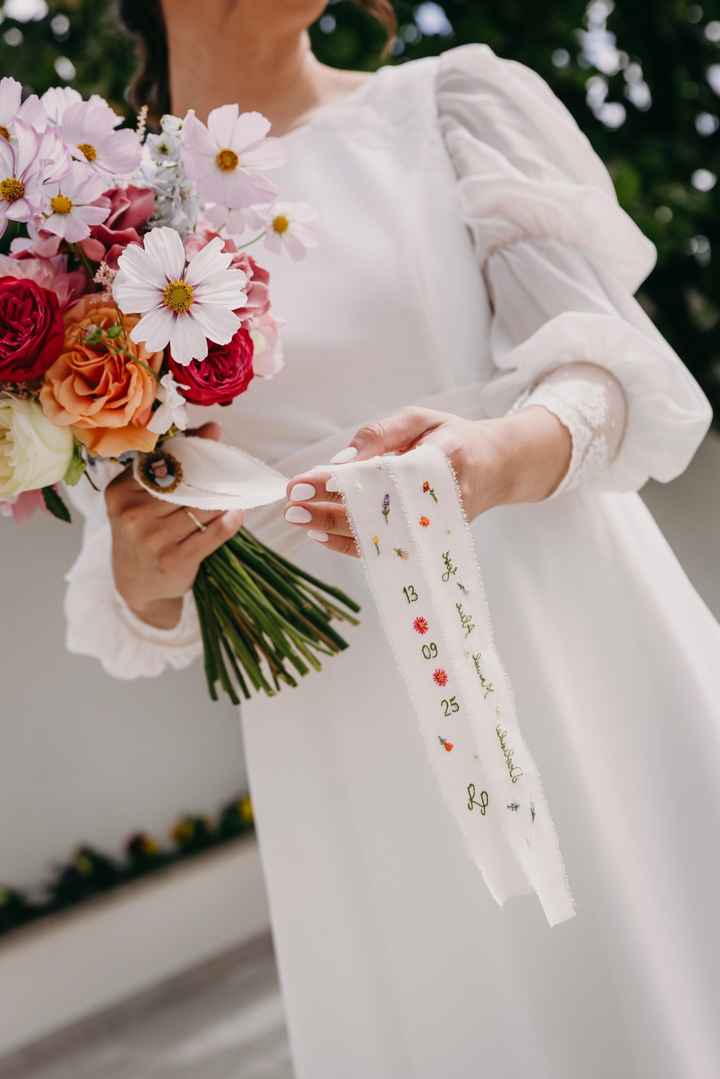 Fita bordada para bouquet - 2