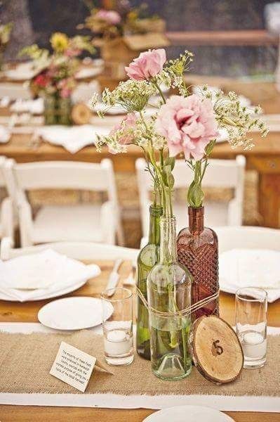 Inspiração- decoração com garrafas - 5