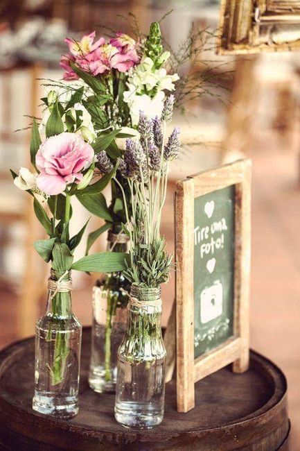 Inspiração- decoração com garrafas - 6