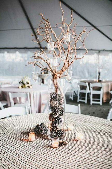 Inspiração do dia - decoração com galhos - 1