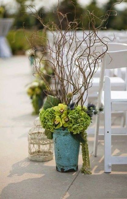 Inspiração do dia - decoração com galhos - 6