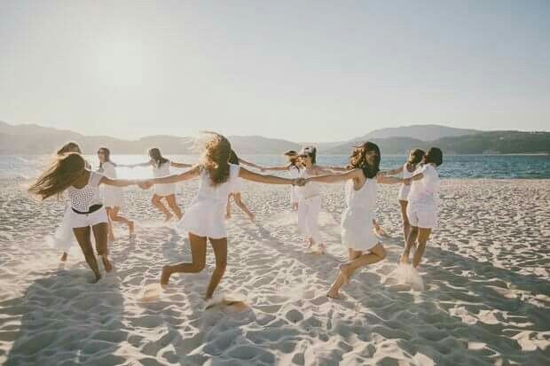 Inspiração do dia - despedida de solteira na praia - 3