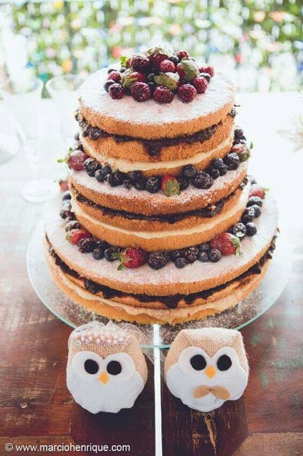 Naked cake  - algumas inspirações - 3