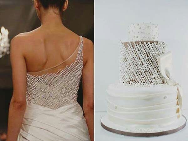 Bolos com inspiração - vestido de noiva - 3
