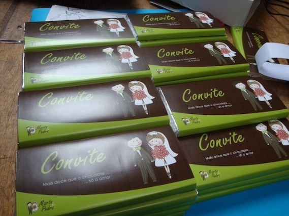 Convite chocolate 