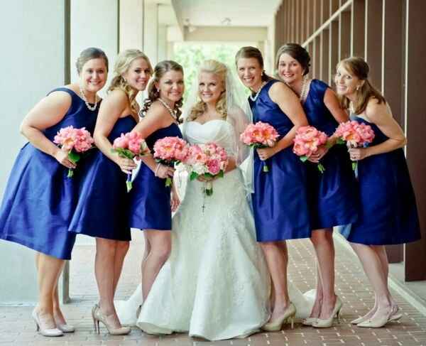 Azul - damas de honor - 10