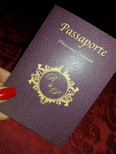 Passaportes para o nosso casamento - 2