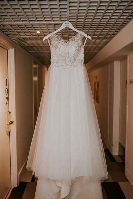 Vendo vestido de noiva usado 500eur - 1