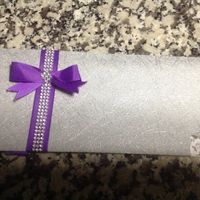Papel "estrela" em púrpura - 1