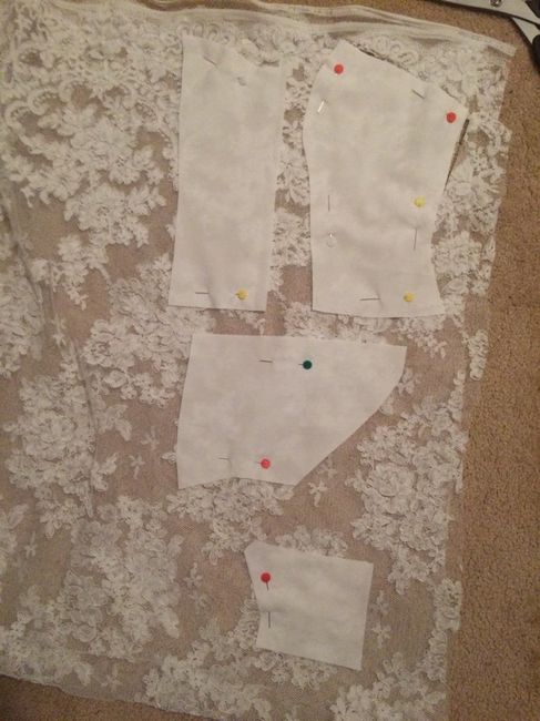 Vestido de noiva, em progresso - 4
