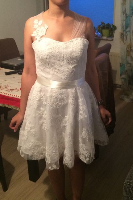 Vestido de noiva, em progresso - 1