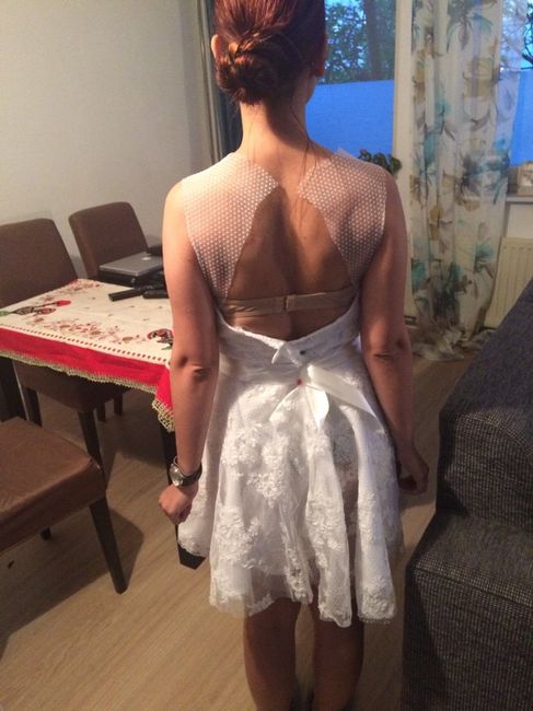 Vestido de noiva, em progresso - 2