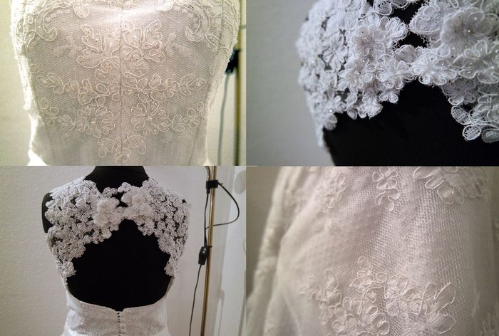Vestido de noiva Curto. DIY
