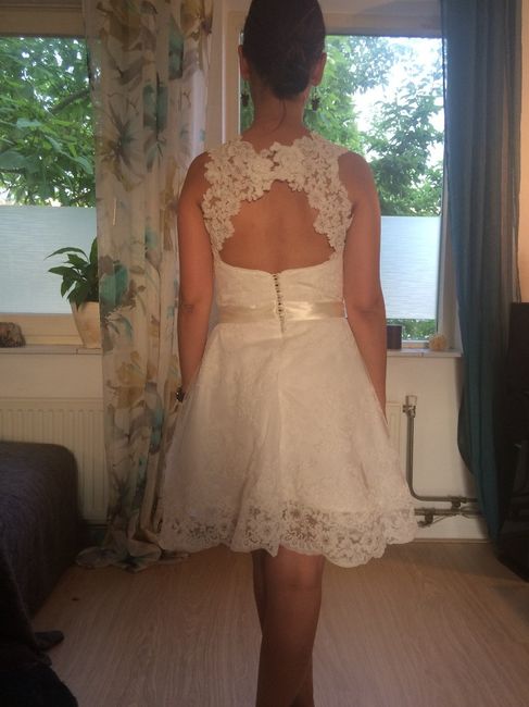Vestido de noiva Curto. DIY