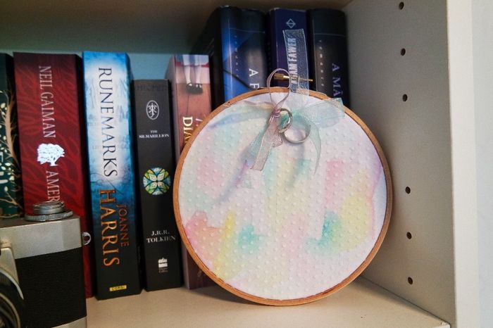 Porta-alianças bastidor