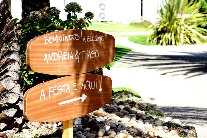 Placas na quinta